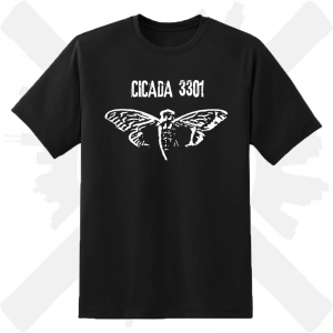 tričko s potiskem cicada 3301 záhada