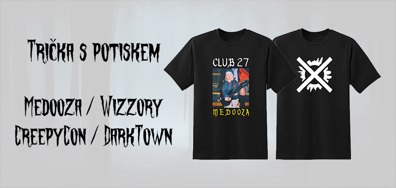 tričko wizzory medooza darktown creepycon