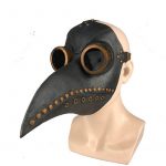 Maska Morového doktora latex hnědá