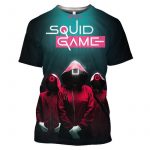 squid game 3d tricko 3
